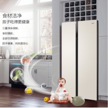 Haier/海尔BCD-541WDGL对开门风冷无霜变频节能智能家用电冰箱 轻奢金