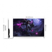 TCL 智屏 65C9 65英寸 金属无边框超视感全面屏，高色域4K 120Hz高刷新率 3+32大内存 游戏智屏