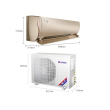 格力GREE U雅2匹1级变频冷暖壁挂式空调挂机KFR-50GW/(50521)FNhCa-B1(WIFI)(奢华金)