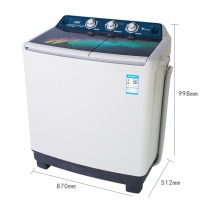 小天鹅（LittleSwan） 10公斤双桶城市农村租房家用大容量半自动洗衣机 TP100-S988 10kg