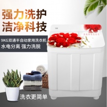 海尔（Haier）半自动洗衣机XPB90-178S 9公斤双桶双缸 大容量 大件洗 家用洗衣机 半自动 波轮洗衣机