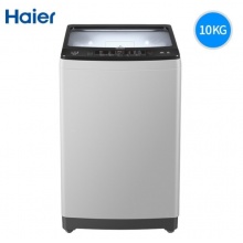 海尔(Haier)波轮洗衣机10公斤全自动家用大容量桶自洁 智能称重 钢化玻璃上盖 XQB100-Z826