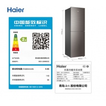 Haier/海尔冰箱两门双门风冷无霜/直冷小型家用节能电冰箱 239升两门双门小型家用冰箱BCD-239WDCG 两门冰箱