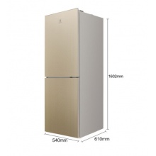 伊莱克斯（Electrolux） 冰箱197L小型迷你双开门家用 智能风冷无霜电两门冰箱 EBE2003GB升级新款梦幻金