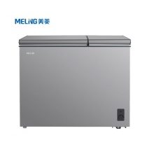 美菱（MeiLing）221升家用双箱双温一级能效节能冷藏冷冻卧式冷柜BCD-221DT 一柜双温
