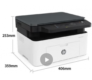 惠普（HP） 136wm/136a/136nw30w无线黑白激光打印机办公家用复印扫描多功能一体机 136wm无线打印复印扫描三合一【136w黑色款】