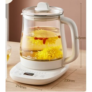 小熊（Bear）养生壶 煮茶壶 恒温水壶 保温烧水一体智能电热水壶花茶壶烧水壶 11档保温 1.5L大容量 YSH-J15Z7